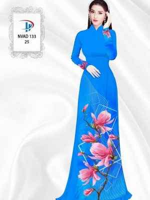Vải Áo Dài Hoa In 3D AD NVAD133 35